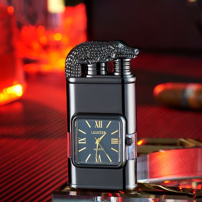 Timeless Torch: Lighter & Watch