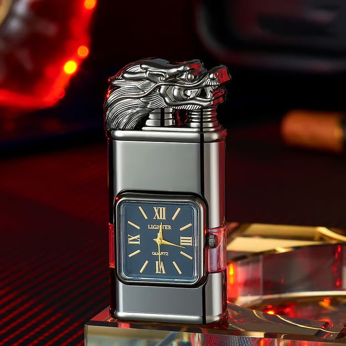 Timeless Torch: Lighter & Watch