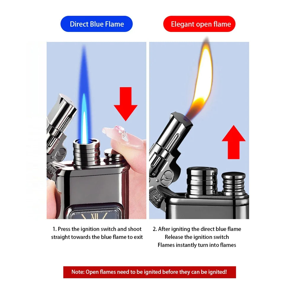 Timeless Torch: Lighter & Watch